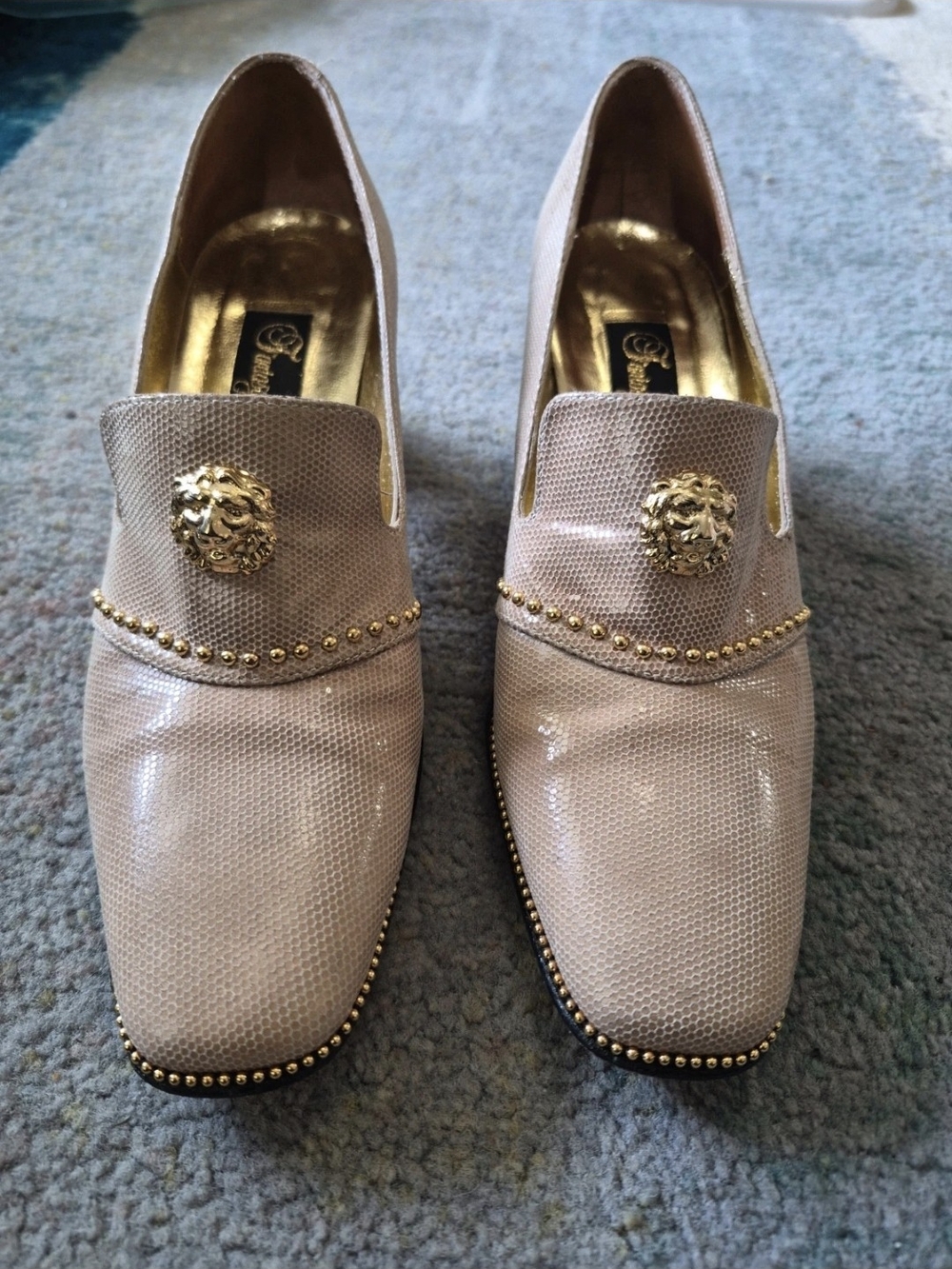Stacy Adams Fantasy Collection Studded Ornament Loafers Size 7